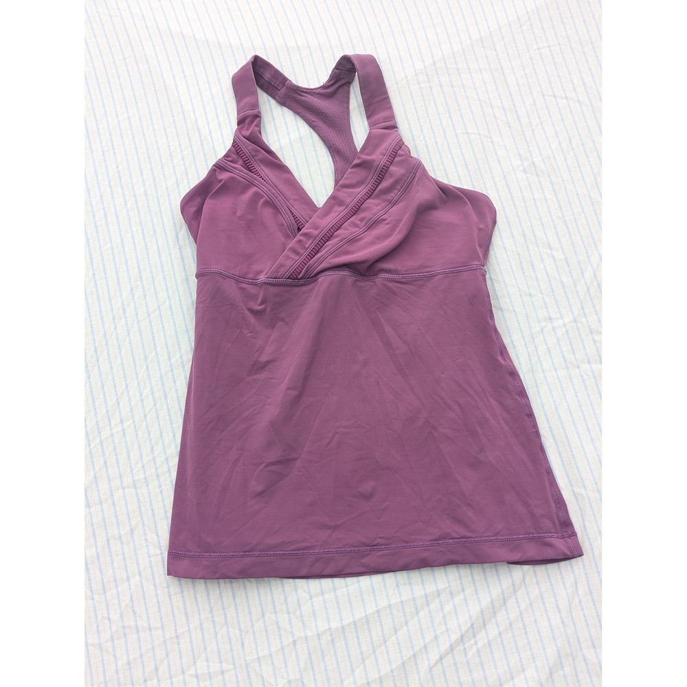 Lululemon Athletica Purple Bra Shelf Tank Top - Picture 3 of 11